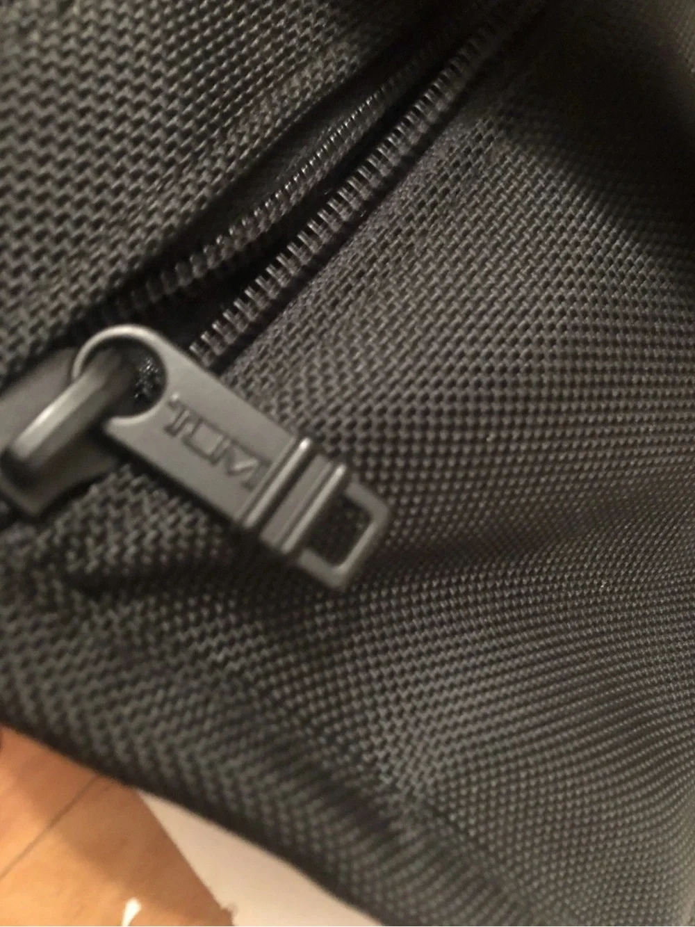 Tumi Alpha Deluxe Ballistic Nylon Portfolio Bag Fits Laptop (Made In USA)